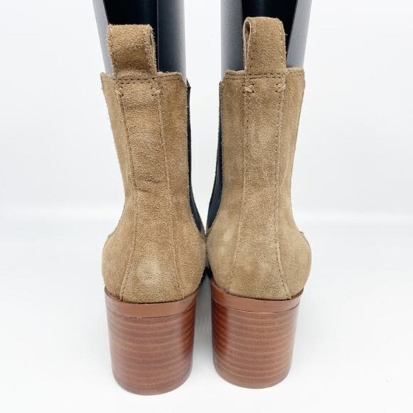 Steve Madden Women's Rhiannon Chelsea Boot Cognac Suede Size 8M - Picture 5 of 15